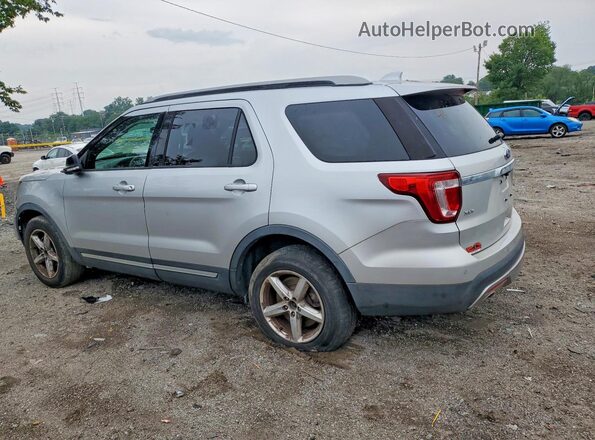 1FM5K8D85HGC88210 2017 FORD EXPLORER Серебряный Задняя левая четверть