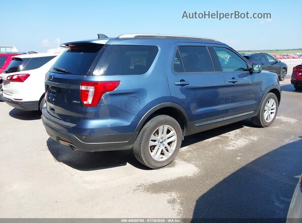 1FM5K8D85JGA42263 2018 FORD EXPLORER Blue უკანა მარჯვენა