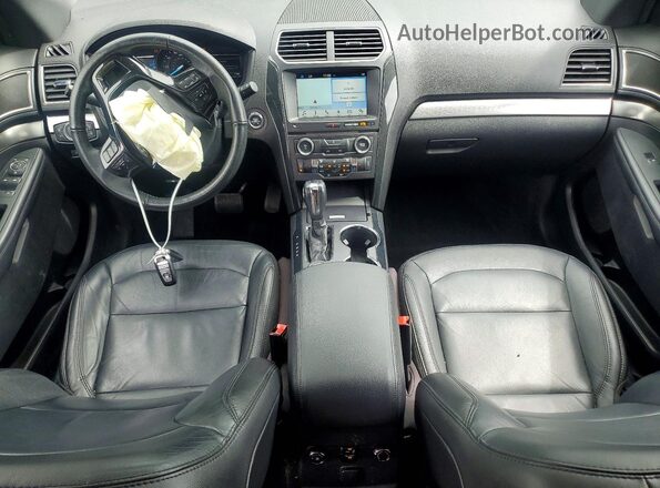 1FM5K8D85JGA94430 2018 FORD EXPLORER Blue წინა პანელის ხედი