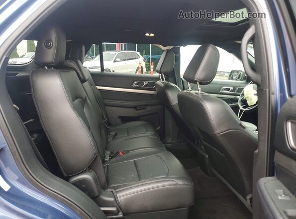 1FM5K8D85JGA94430 2018 FORD EXPLORER Blue უკანა სალონის ხედი