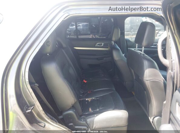 1FM5K8D85JGA97232 2018 FORD EXPLORER Gray VIN კოდის სტიკერის ხედი