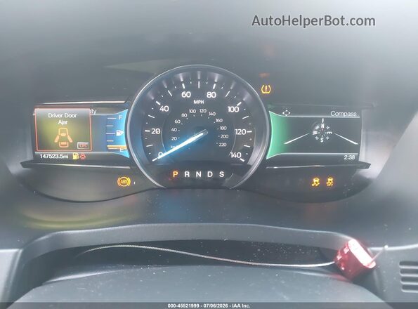 1FM5K8D85JGA97232 2018 FORD EXPLORER Gray უკანა სავარძლების ხედი