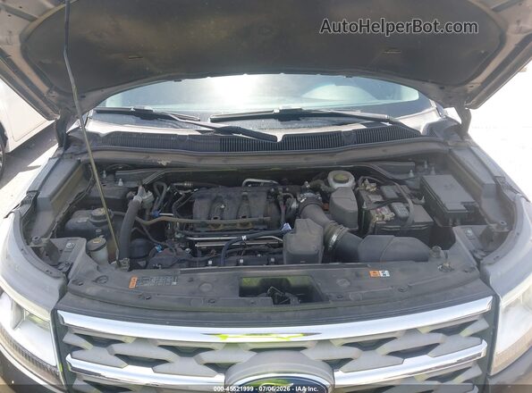 1FM5K8D85JGA97232 2018 FORD EXPLORER Gray უკანა ხედი