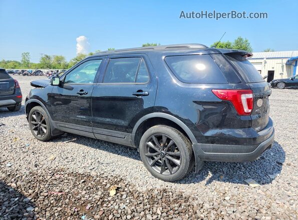 1FM5K8D85JGC83627 2018 FORD EXPLORER Black Rear left