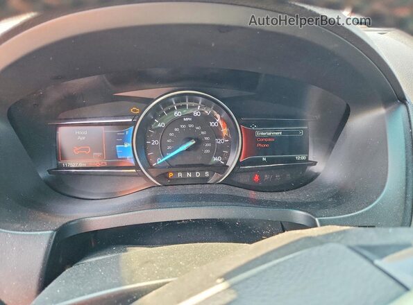 1FM5K8D85JGC83627 2018 FORD EXPLORER Black Instrument cluster view