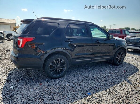 1FM5K8D85JGC83627 2018 FORD EXPLORER Black Rear right