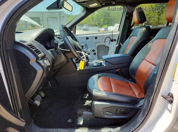 1FM5K8D85KGA01603 2019 FORD EXPLORER White Սալոնի դիմացի տեսք