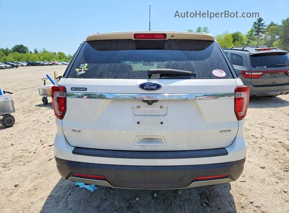 1FM5K8D85KGA01603 2019 FORD EXPLORER White Հետևի տեսք
