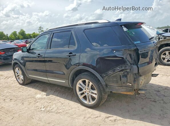 1FM5K8D86GGA59730 2016 FORD EXPLORER Black Հետևի ձախ