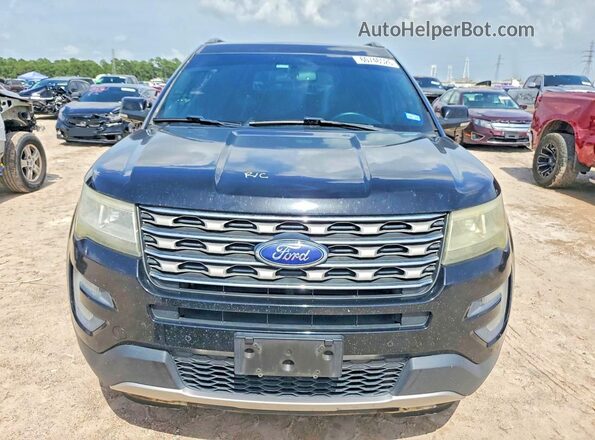 1FM5K8D86GGA59730 2016 FORD EXPLORER Black Դիմացի տեսք