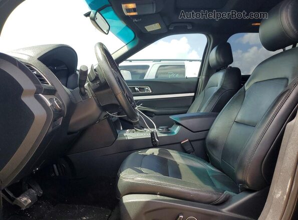 1FM5K8D86GGA59730 2016 FORD EXPLORER Black Սալոնի դիմացի տեսք