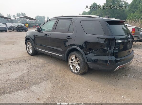 1FM5K8D86GGC38107 2016 FORD EXPLORER Black უკანა მარცხენა
