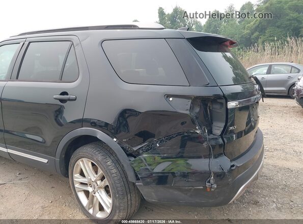 1FM5K8D86GGC38107 2016 FORD EXPLORER Black წინა ხედი