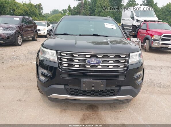 1FM5K8D86GGC38107 2016 FORD EXPLORER Black უკანა სალონის ხედი