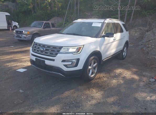 1FM5K8D86GGC94368 2016 FORD EXPLORER White Передня ліва чверть