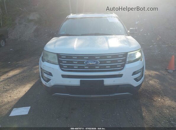 1FM5K8D86GGC94368 2016 FORD EXPLORER White Вид щитка приладів