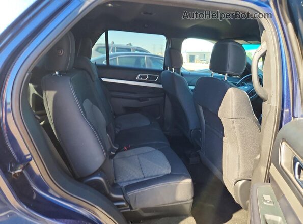 1FM5K8D86GGD11329 2016 FORD EXPLORER Blue Vista de los asientos traseros