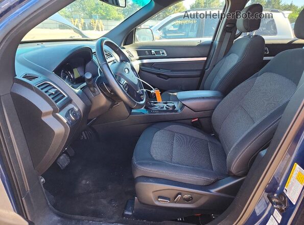 1FM5K8D86GGD11329 2016 FORD EXPLORER Blue Vista interior delantera