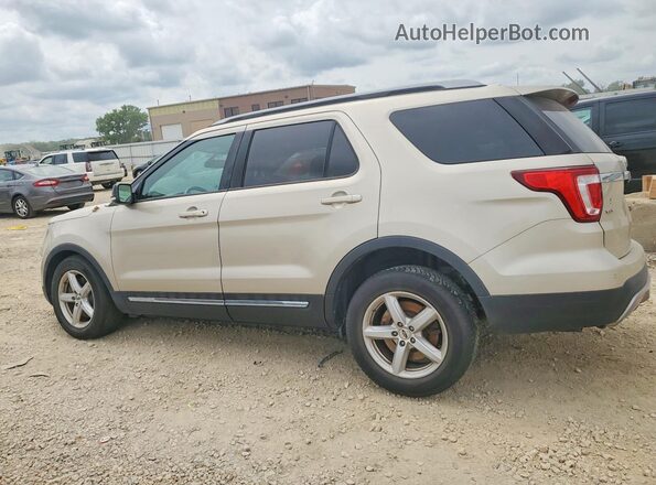 1FM5K8D86HGC79452 2017 FORD EXPLORER Tan Հետևի ձախ