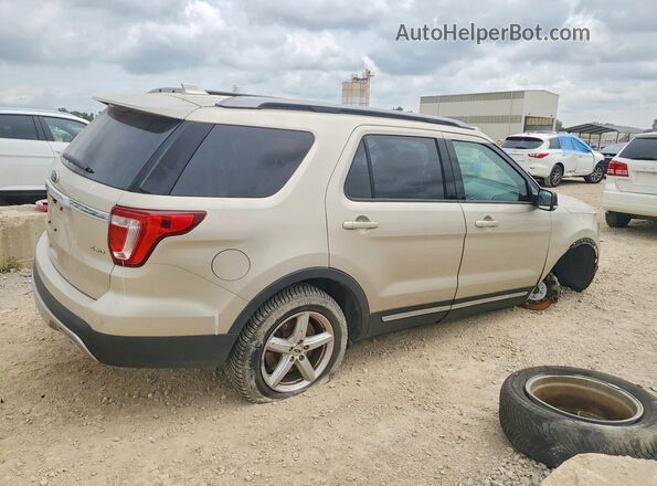 1FM5K8D86HGC79452 2017 FORD EXPLORER Tan Հետևի աջ