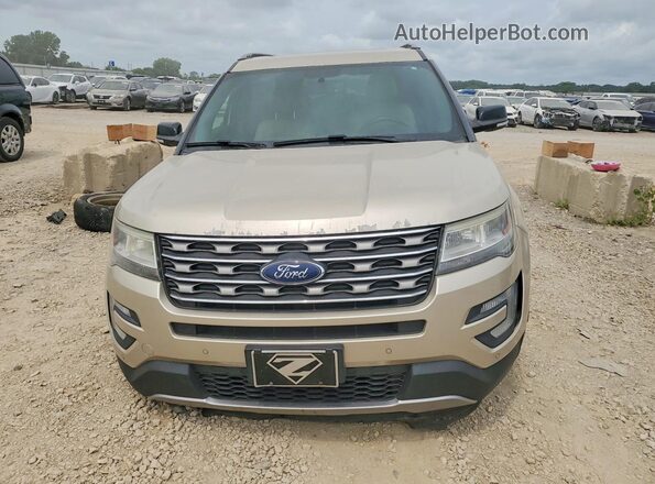 1FM5K8D86HGC79452 2017 FORD EXPLORER Tan Դիմացի տեսք