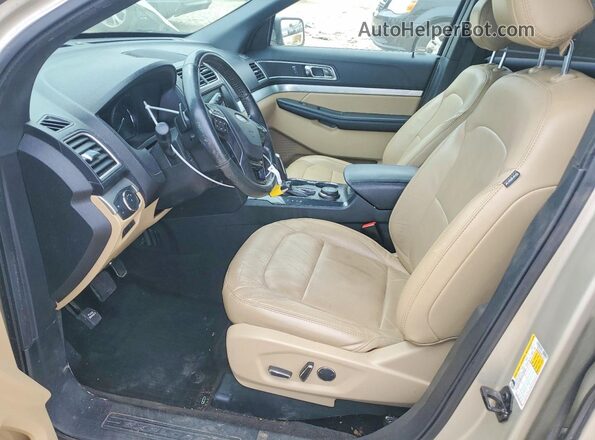 1FM5K8D86HGC79452 2017 FORD EXPLORER Tan Սալոնի դիմացի տեսք