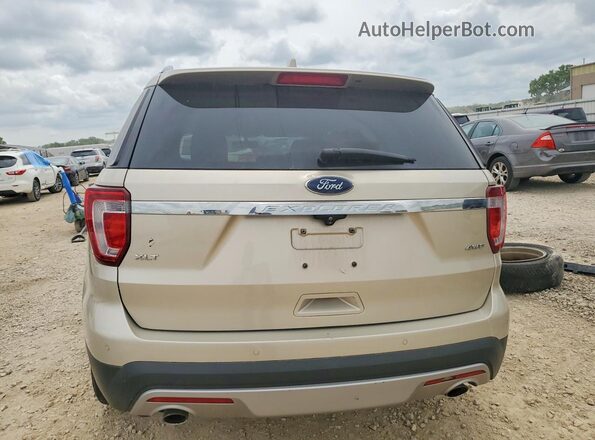 1FM5K8D86HGC79452 2017 FORD EXPLORER Tan Հետևի տեսք
