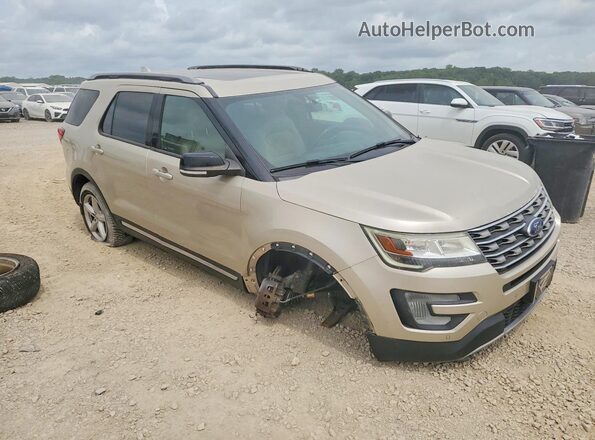 1FM5K8D86HGC79452 2017 FORD EXPLORER Tan Առջևի աջ