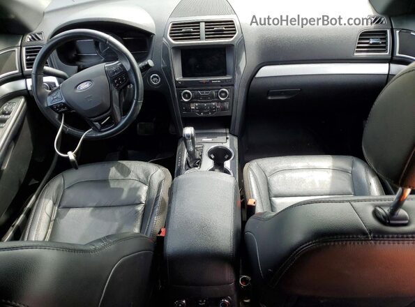 1FM5K8D86HGD14362 2017 FORD EXPLORER Black Вид панелі приладів
