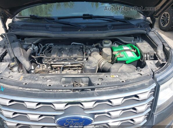 1FM5K8D86HGD64808 2017 FORD EXPLORER Gray Rear view