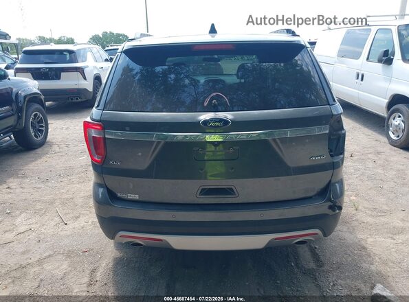1FM5K8D86HGD64808 2017 FORD EXPLORER Gray 