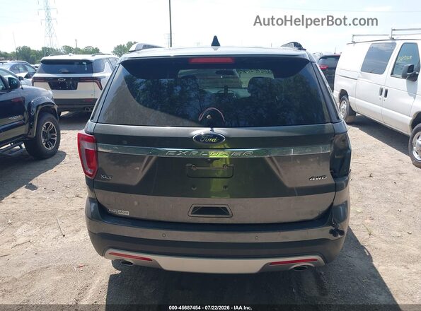 1FM5K8D86HGD64808 2017 FORD EXPLORER Gray 