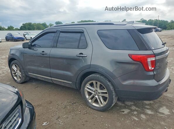 1FM5K8D86HGD83505 2017 FORD EXPLORER Gray Tył lewy