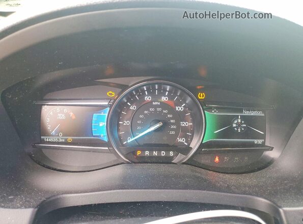 1FM5K8D86HGD83505 2017 FORD EXPLORER Gray Widok zestawu wskaźników