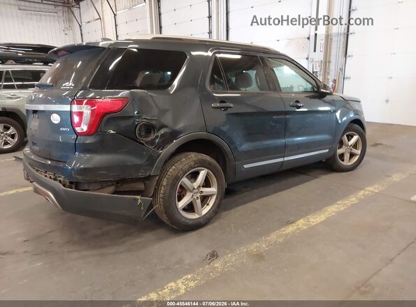 1FM5K8D86HGE00514 2017 FORD EXPLORER Blue Tył prawy