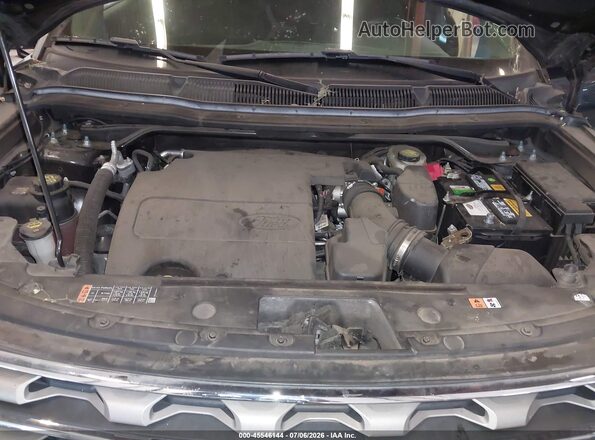 1FM5K8D86HGE00514 2017 FORD EXPLORER Blue Widok z tyłu