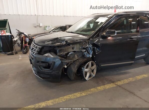 1FM5K8D86HGE00514 2017 FORD EXPLORER Blue Widok z przodu