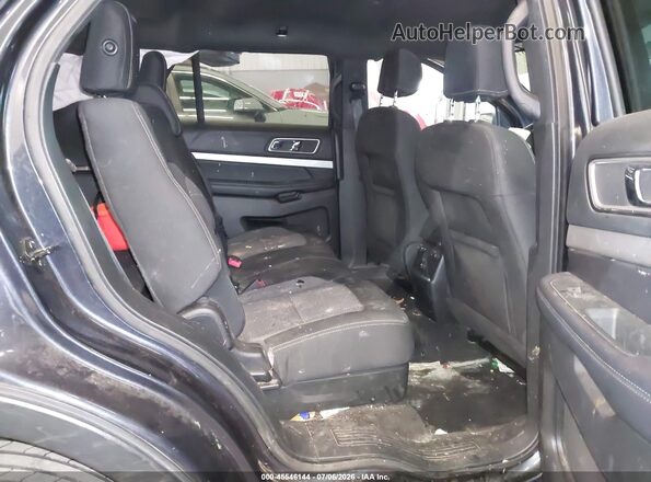 1FM5K8D86HGE00514 2017 FORD EXPLORER Blue Widok naklejki z numerem VIN