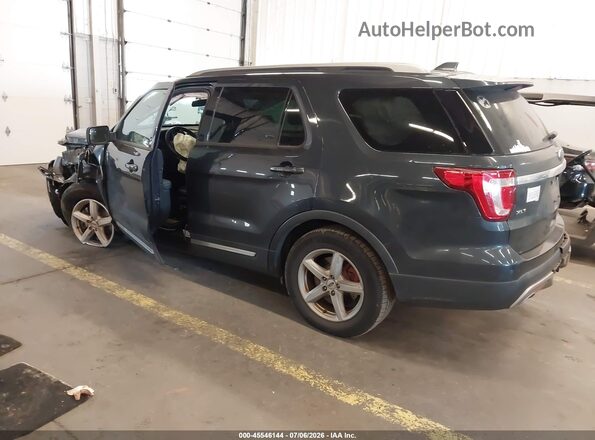 1FM5K8D86HGE00514 2017 FORD EXPLORER Blue Tył lewy
