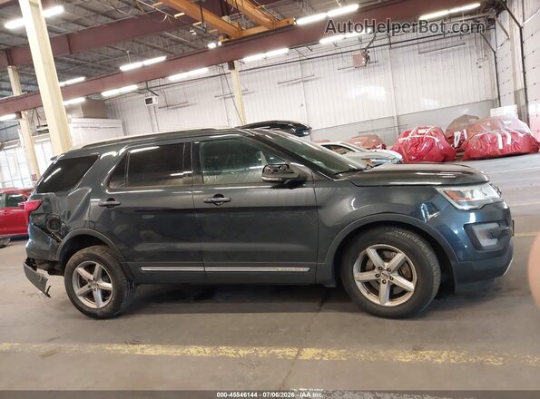 1FM5K8D86HGE00514 2017 FORD EXPLORER Blue Widok wnętrza 360 stopni