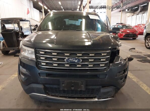 1FM5K8D86HGE00514 2017 FORD EXPLORER Blue Widok wnętrza z tyłu