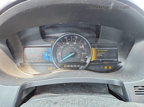 1FM5K8D86JGA52851 2018 FORD EXPLORER Gray Widok zestawu wskaźników