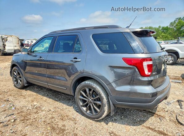 1FM5K8D86JGA52851 2018 FORD EXPLORER Gray Tył lewy