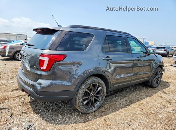 1FM5K8D86JGA52851 2018 FORD EXPLORER Gray Tył prawy