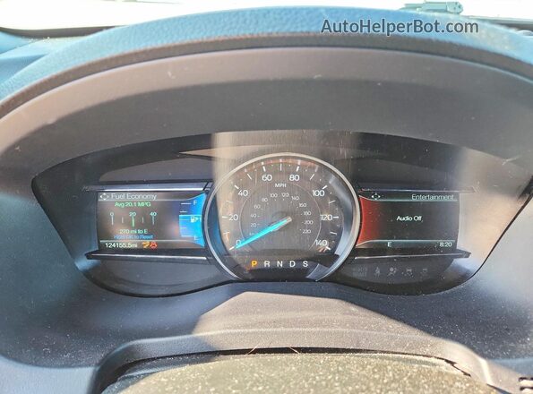 1FM5K8D86JGA54180 2018 FORD EXPLORER Silver Вид щитка приладів