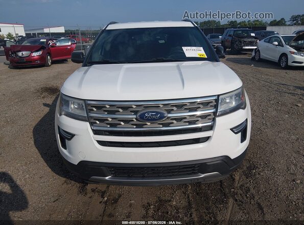 1FM5K8D86JGA63820 2018 FORD EXPLORER Белый Вид щитка приборов
