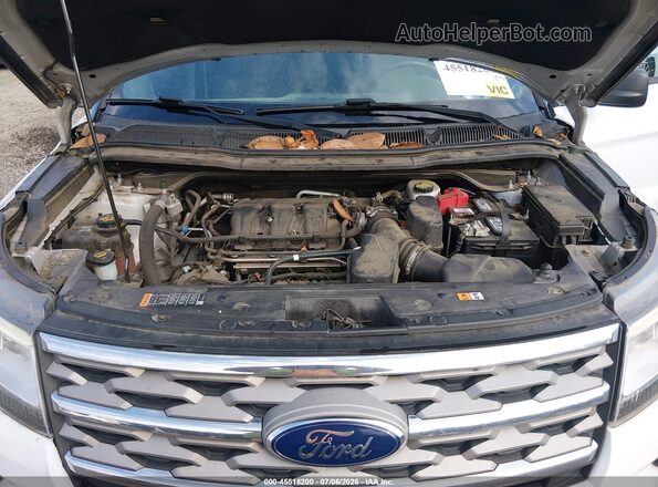 1FM5K8D86JGA63820 2018 FORD EXPLORER Белый Вид сзади