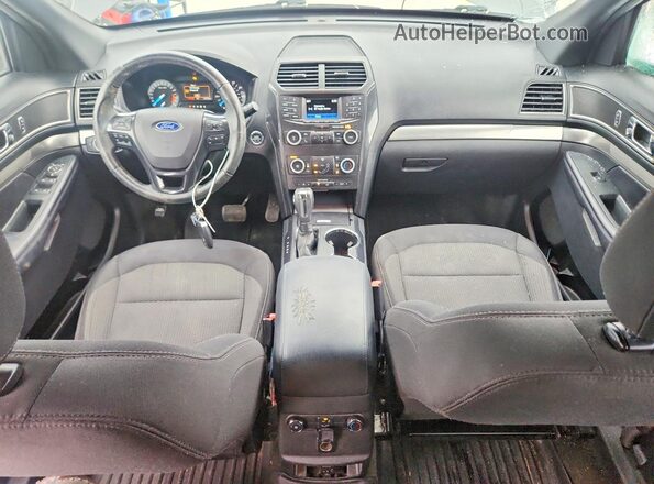 1FM5K8D86JGA65695 2018 FORD EXPLORER Charcoal Dashboard view