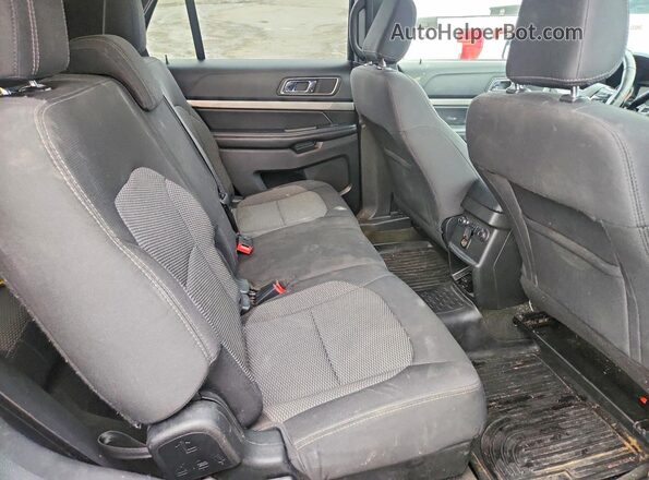 1FM5K8D86JGA65695 2018 FORD EXPLORER Charcoal Rear interior view