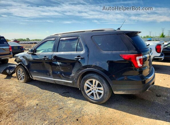 1FM5K8D86JGA66183 2018 FORD EXPLORER Black Rear left